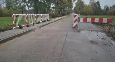 W gminie Obryte dobiega końca ważna inwestycja drogowa